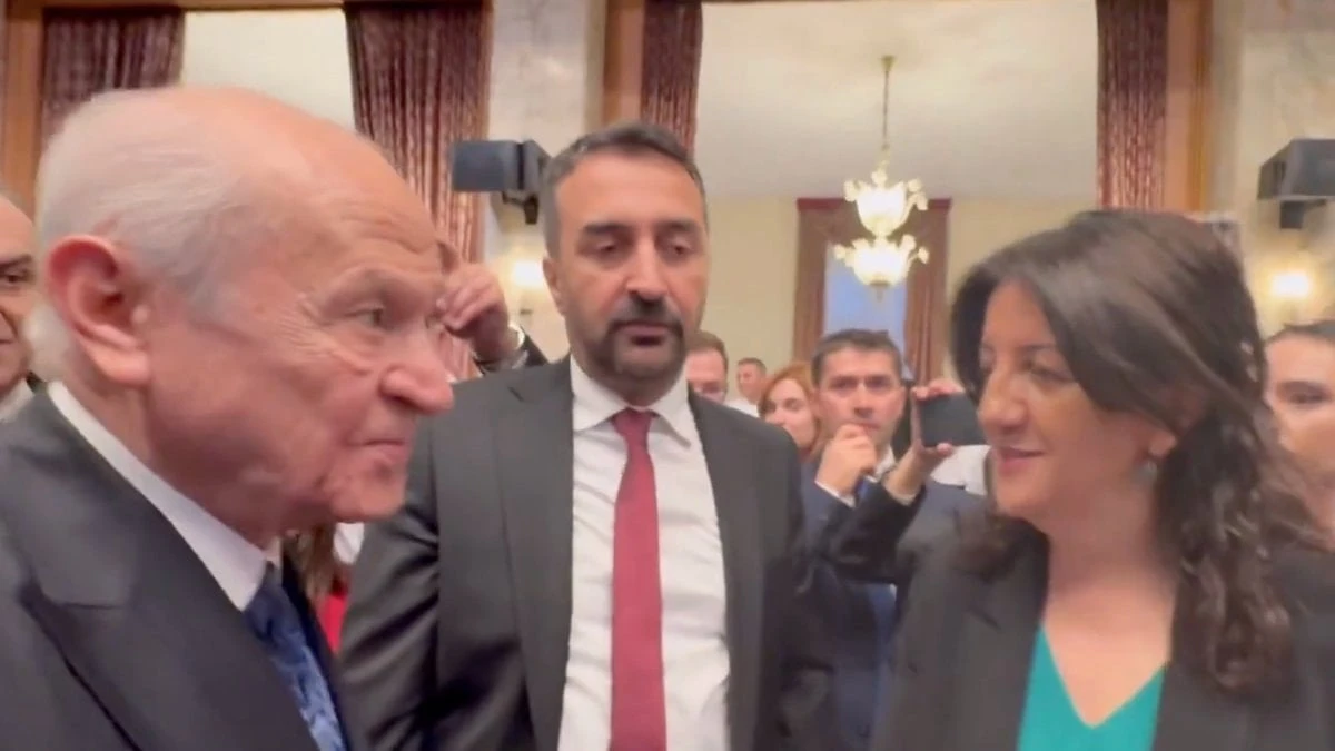 Devlet Bahçeli'den DEM Partili İsimlerle Sıcak Selamlaşma