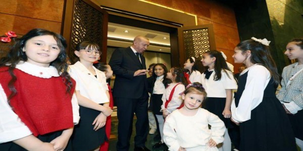 Cumhurbaşkanı Erdoğan, 23 Nisan’da Çocuklarla Külliye’de Buluştu
