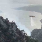 Şahinkaya Kanyonu'nda orman yangını - Son Dakika Türkiye Haberleri